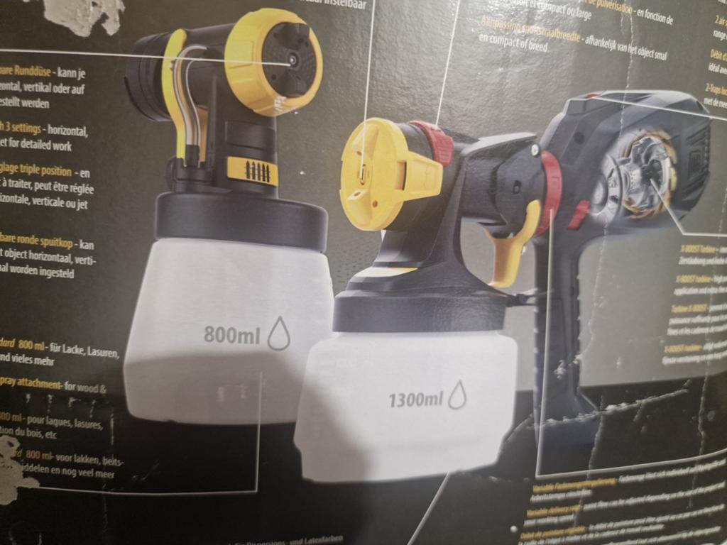 Wagner W575 Flexio verfspuit universal sprayer muurverf  lak, Ophalen of Verzenden, Verfspuit of Verfpomp