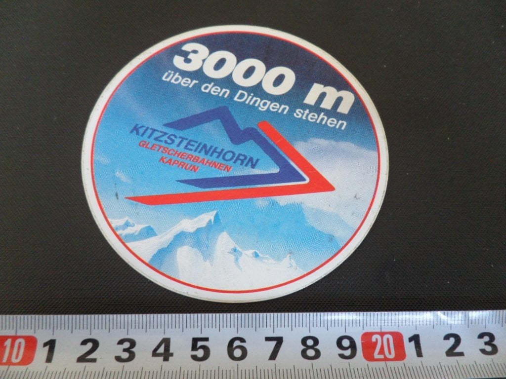 sticker Oostenrijk Kitzsteinhorn Gletscherbahnen Kaprun, Ophalen of Verzenden, Zo goed als nieuw