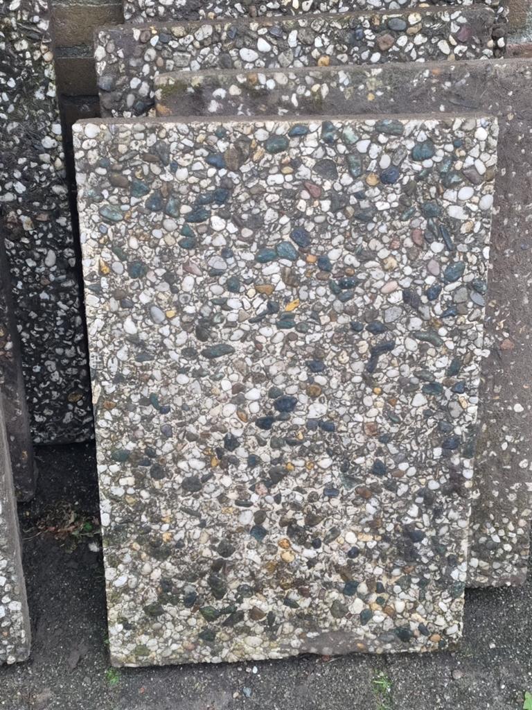 6 grindtegels 60x40x5 cm gratis af te halen, Ophalen of Verzenden, Gebruikt, Beton, Terrastegels