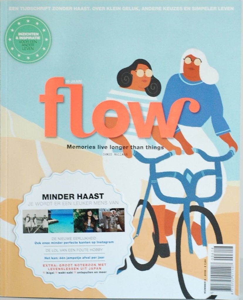 Flow Magazine - Nummer 6 - 2018 - Minder Haast, Boeken, Verzenden, Zo goed als nieuw, Glossy