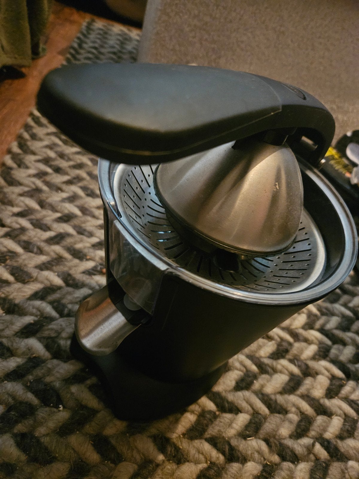 Princess Black Steel Juicer - Zo goed als nieuw, Ophalen, Zo goed als nieuw, Elektrisch, Citruspers