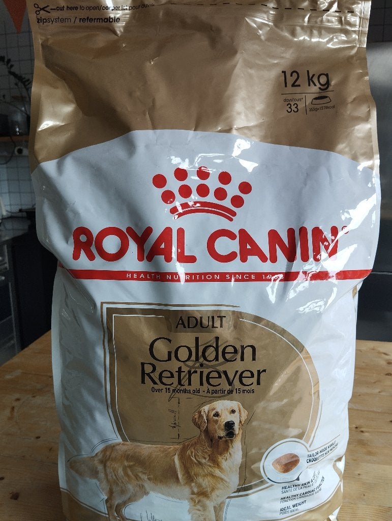 Royal Canin voer Golden Retriever, Ophalen, Hond