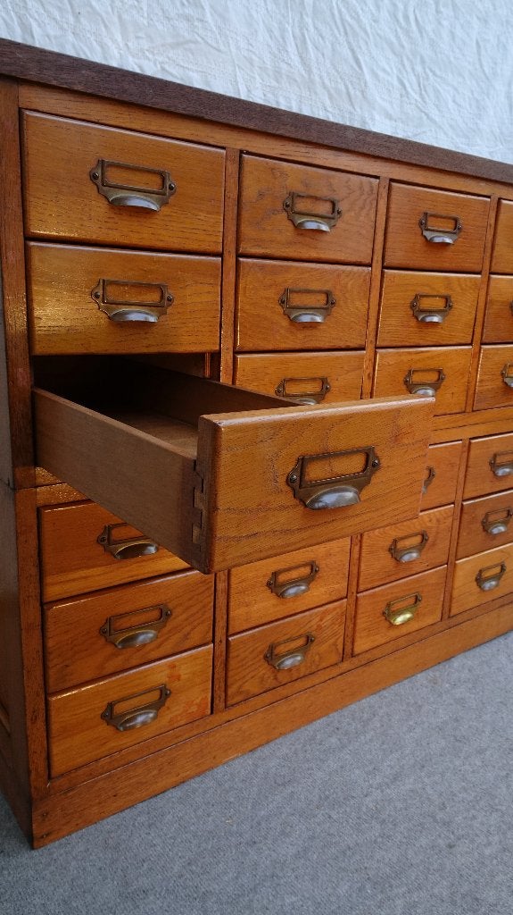 ladekast apothekerskast winkelkast archiefkast, Ophalen of Verzenden
