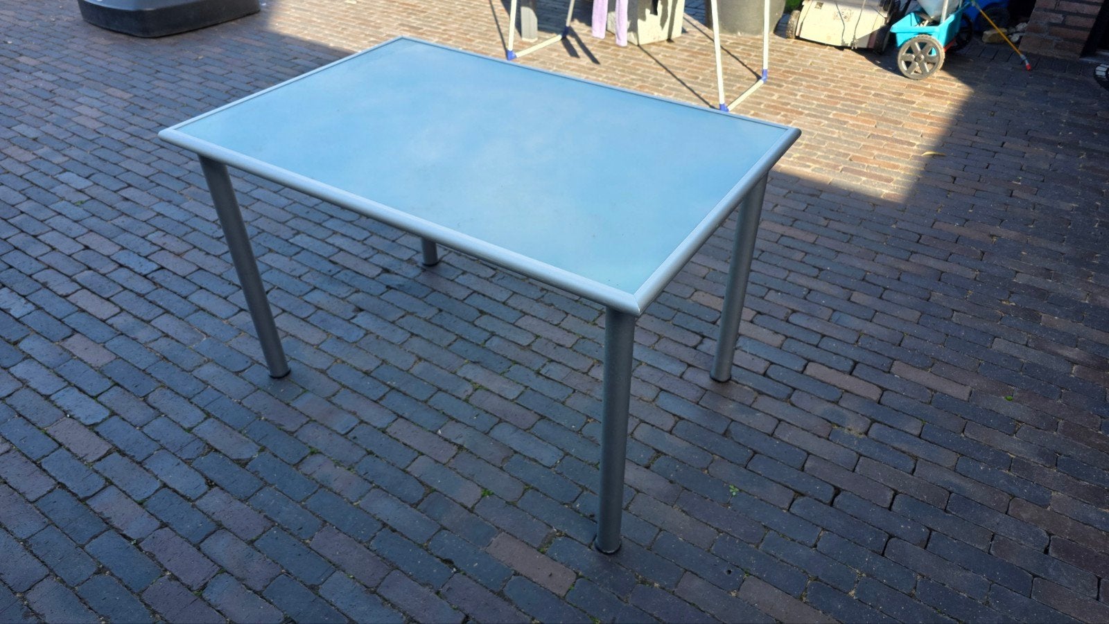 IKEA Glazen Tafel 117x78x73 - Goede Staat, Huis en Inrichting, Ophalen, Gebruikt, 50 tot 100 cm, 100 tot 150 cm