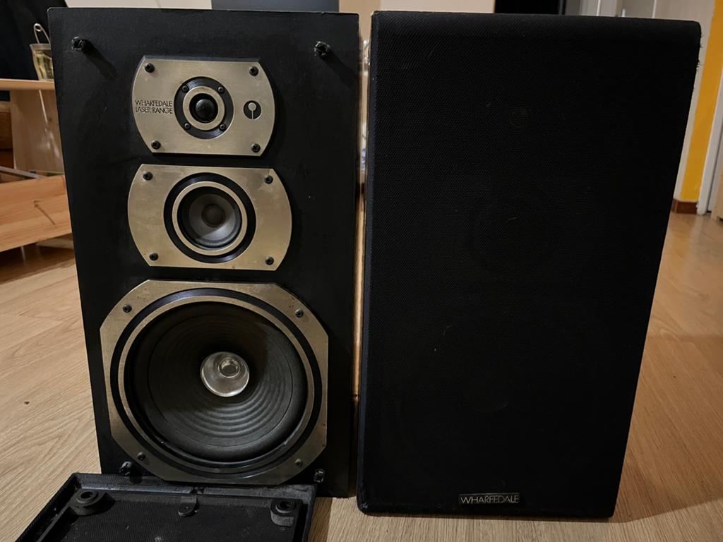 Wharfedale Laser 130 HiFi speakers (1979-83). Goede staat!, Overige merken, Gebruikt, Ophalen of Verzenden, 120 watt of meer