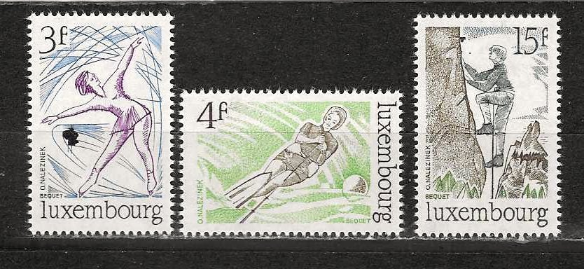 Luxemburg 911-913 postfris, Ophalen of Verzenden, Luxemburg, Postfris