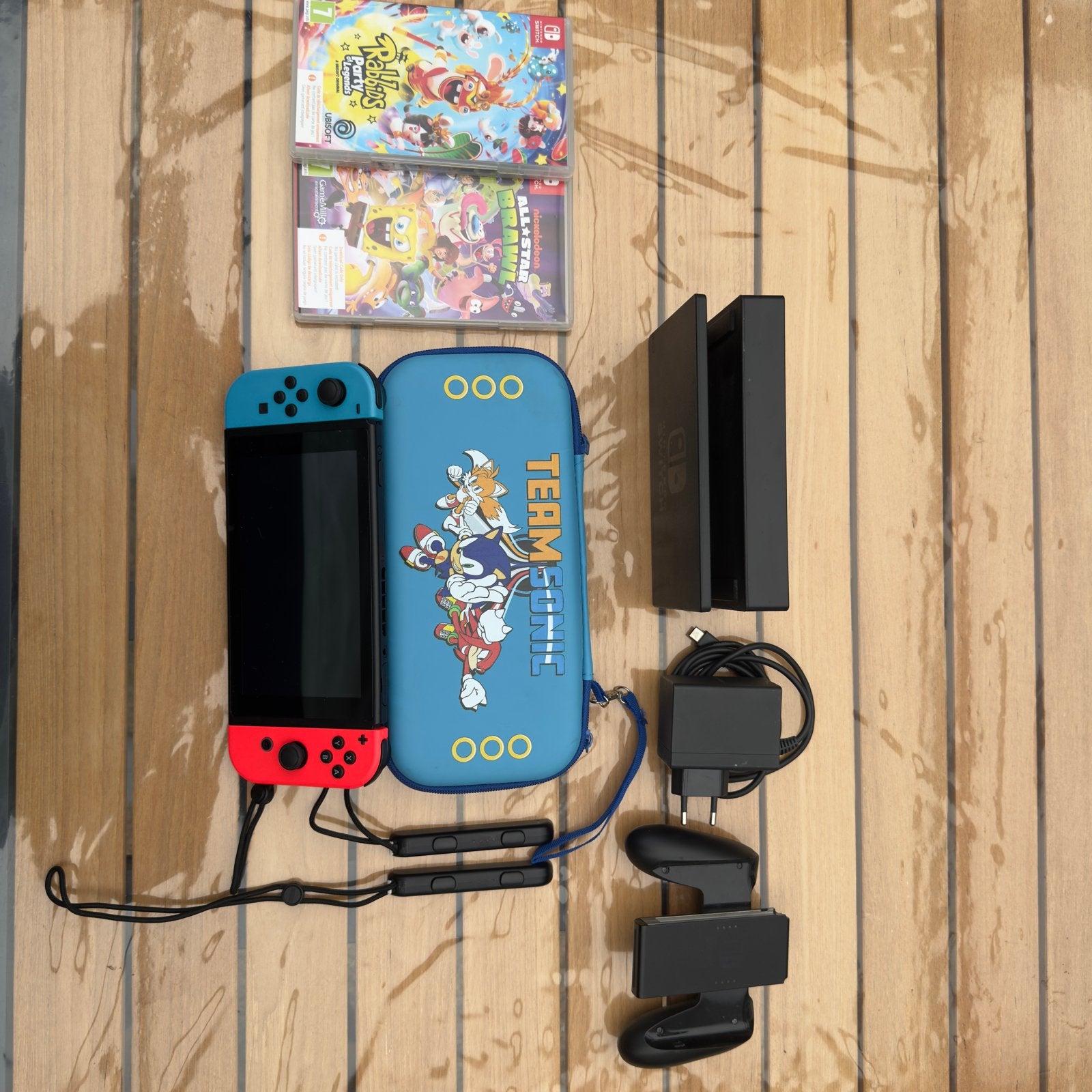 Nintendo Switch 2019 Upgrade met games en accessoires, Switch 2019 Upgrade, Met 2 controllers, Ophalen of Verzenden, Gebruikt