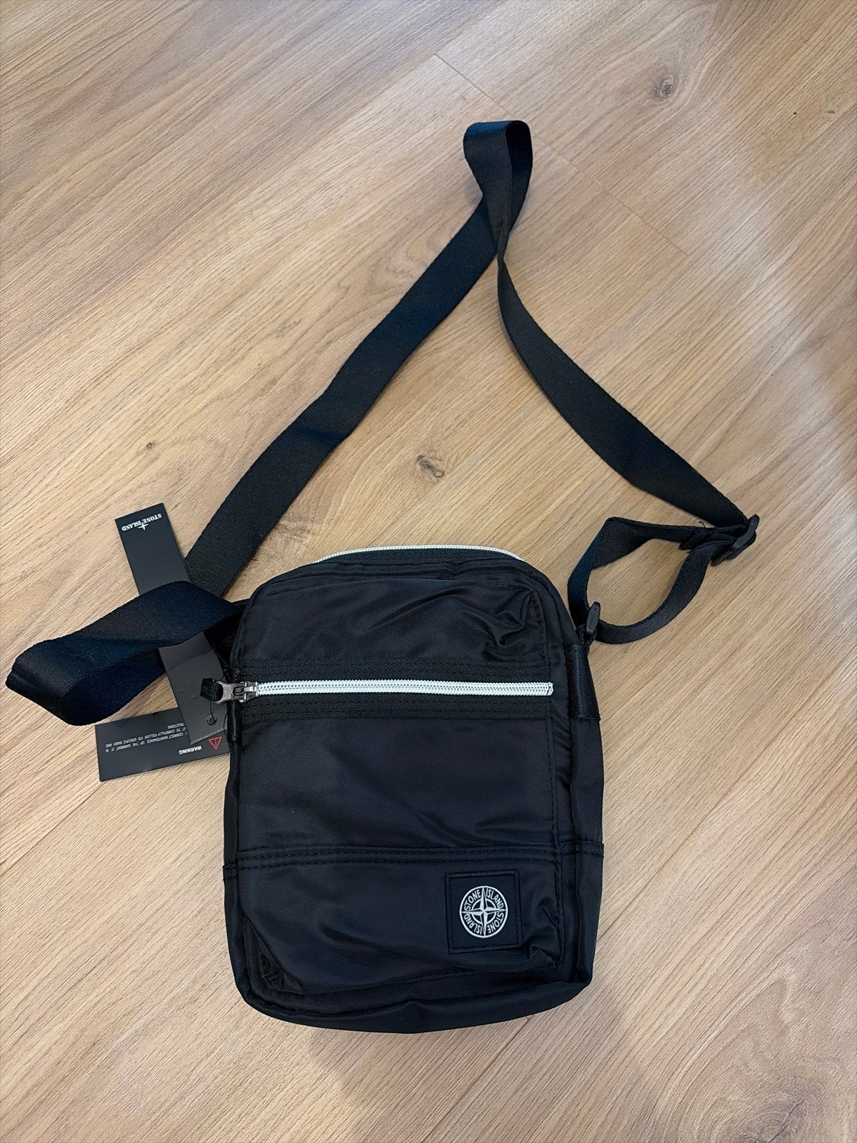Nieuwe Stone Island Schoudertas, Ophalen of Verzenden, Nieuw, Zwart, Overige merken