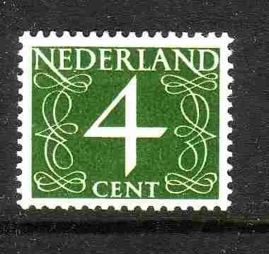 Nederland 1962 774 Cijfer 4c Fosfor, Postfris, Postzegels en Munten, Postzegels | Nederland, Ophalen of Verzenden, Na 1940, Postfris