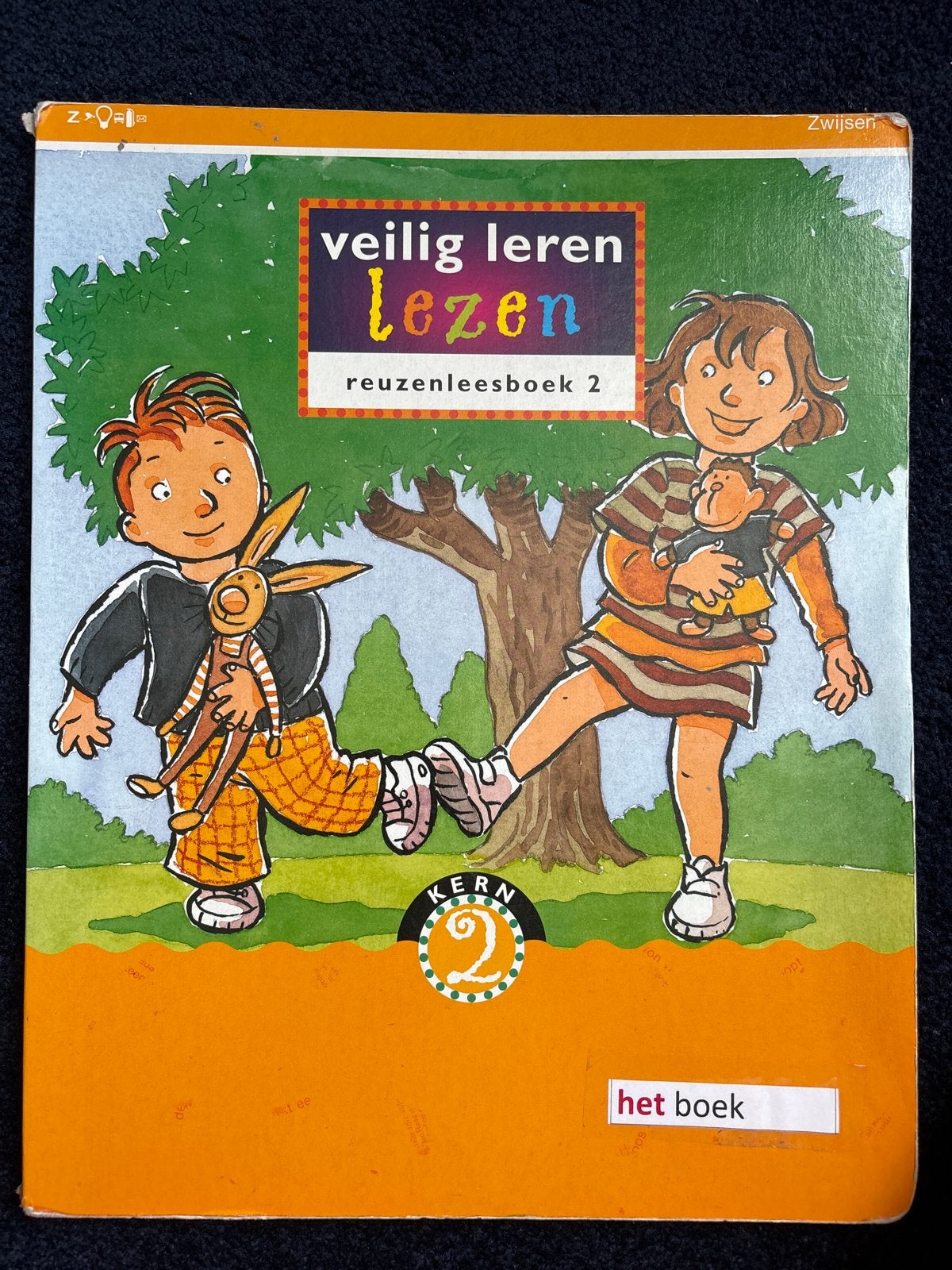 Veilig leren lezen - reuzenleesboek 2 (Kern 2), Ophalen of Verzenden, Zo goed als nieuw, Overige niveaus, Nederlands