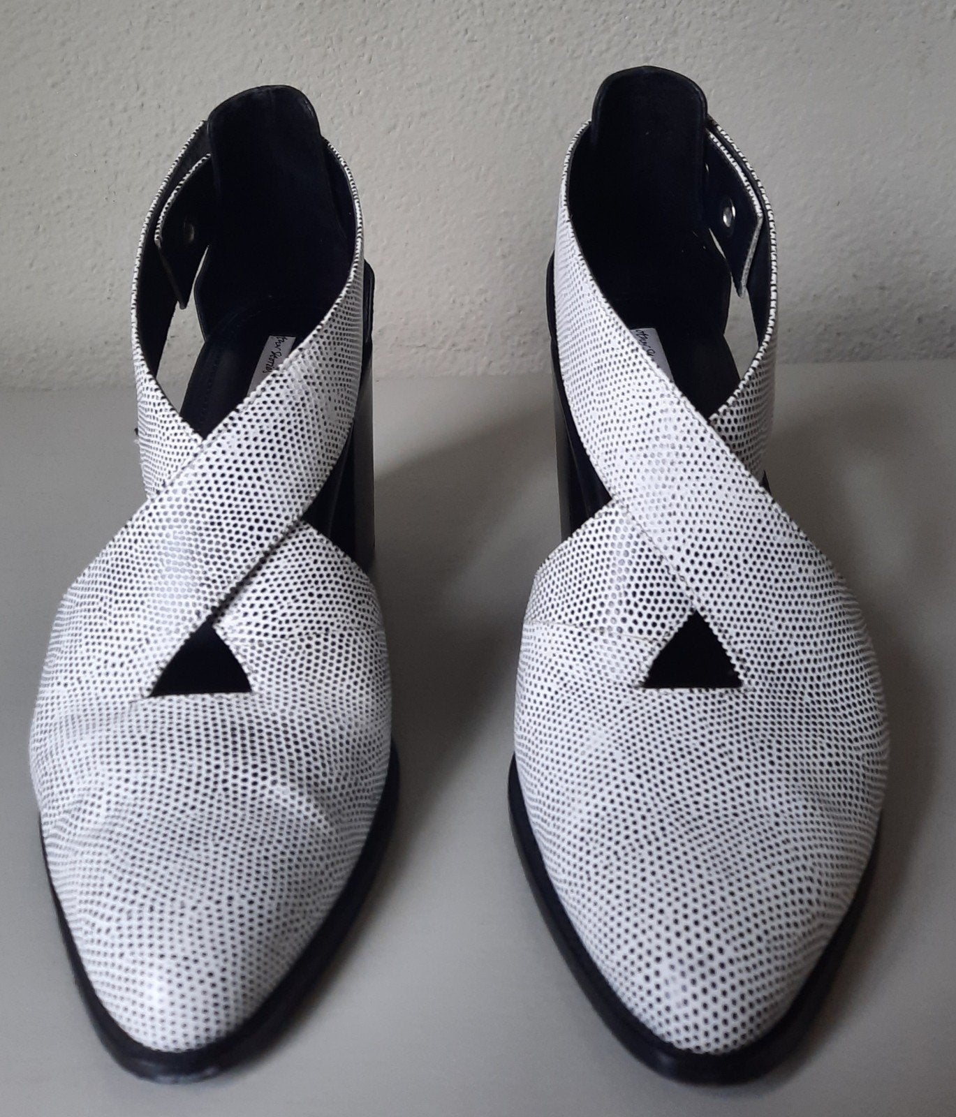 Zomerschoenen design leer maat 39, Zwart, & Other Stories, Zo goed als nieuw, Sandalen of Muiltjes