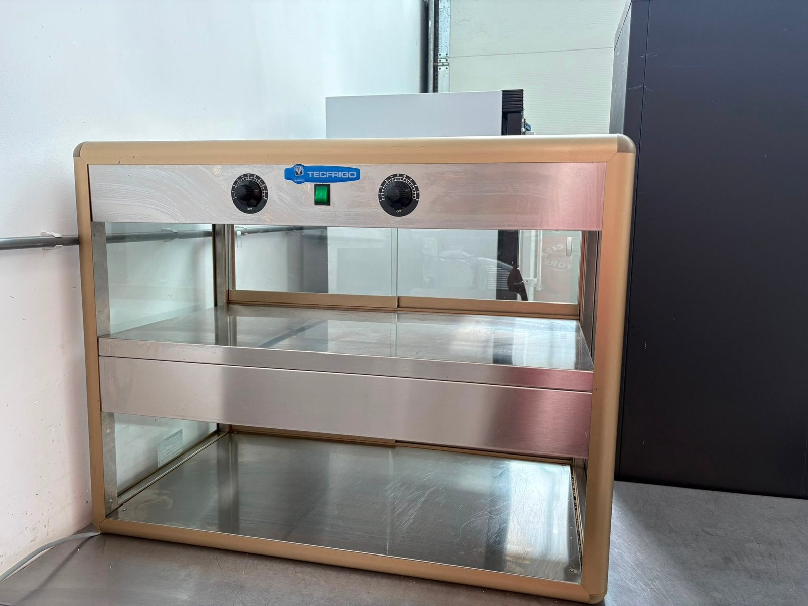 Warmtekast Messing -RVS, Witgoed en Apparatuur, Ophalen, Zo goed als nieuw