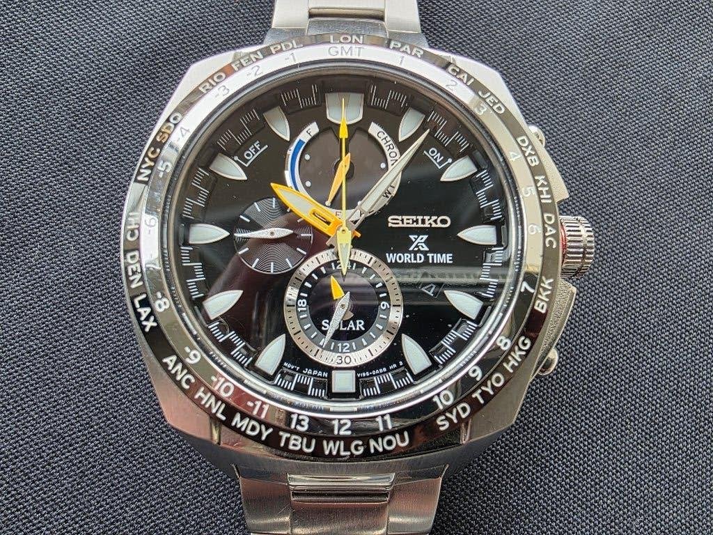 HORLOGE HEREN, Staal, Polshorloge, Ophalen of Verzenden, Zo goed als nieuw