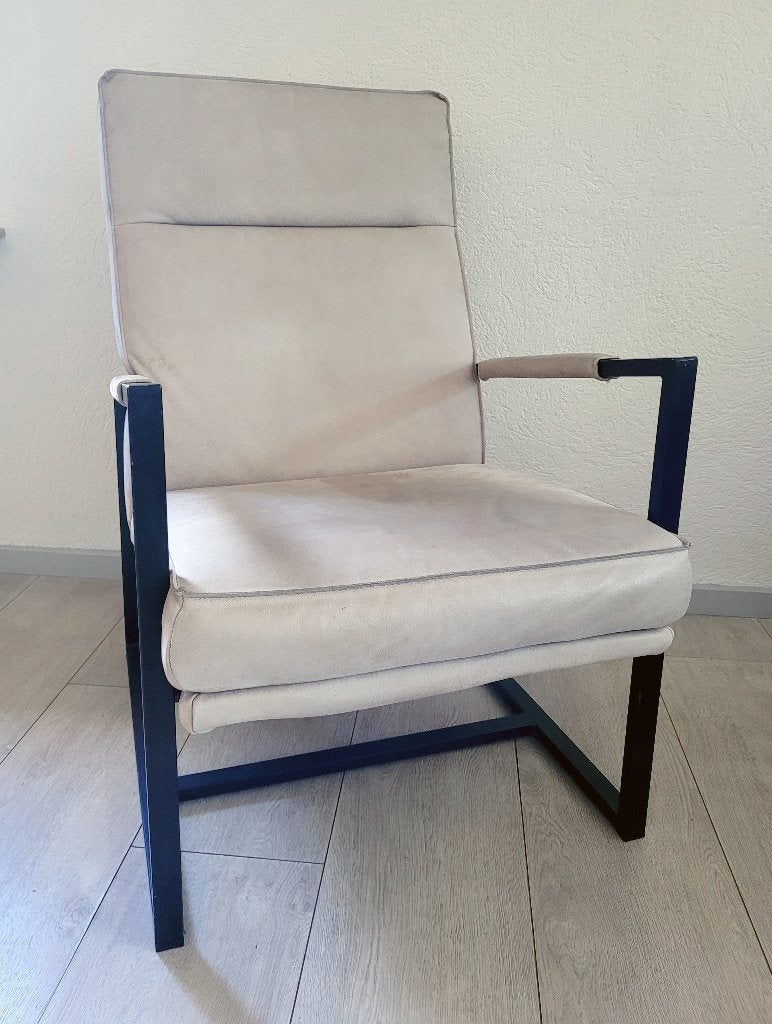 Moderne fauteuil, Huis en Inrichting, Ophalen, Gebruikt, Minder dan 75 cm, Modern