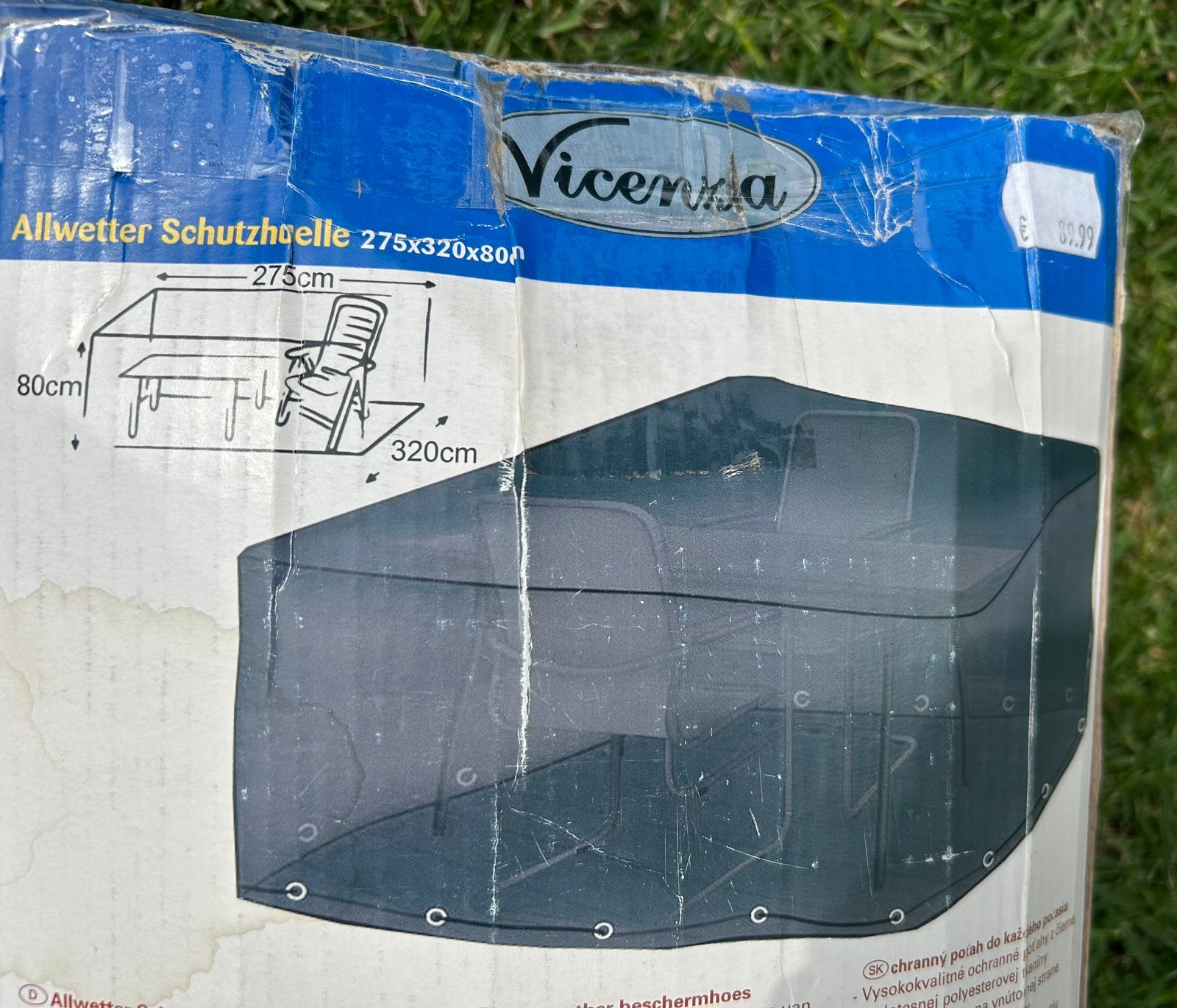 Vicenza all-weather beschermhoes 275x320x80 cm, Tuin en Terras, Ophalen of Verzenden, Zo goed als nieuw