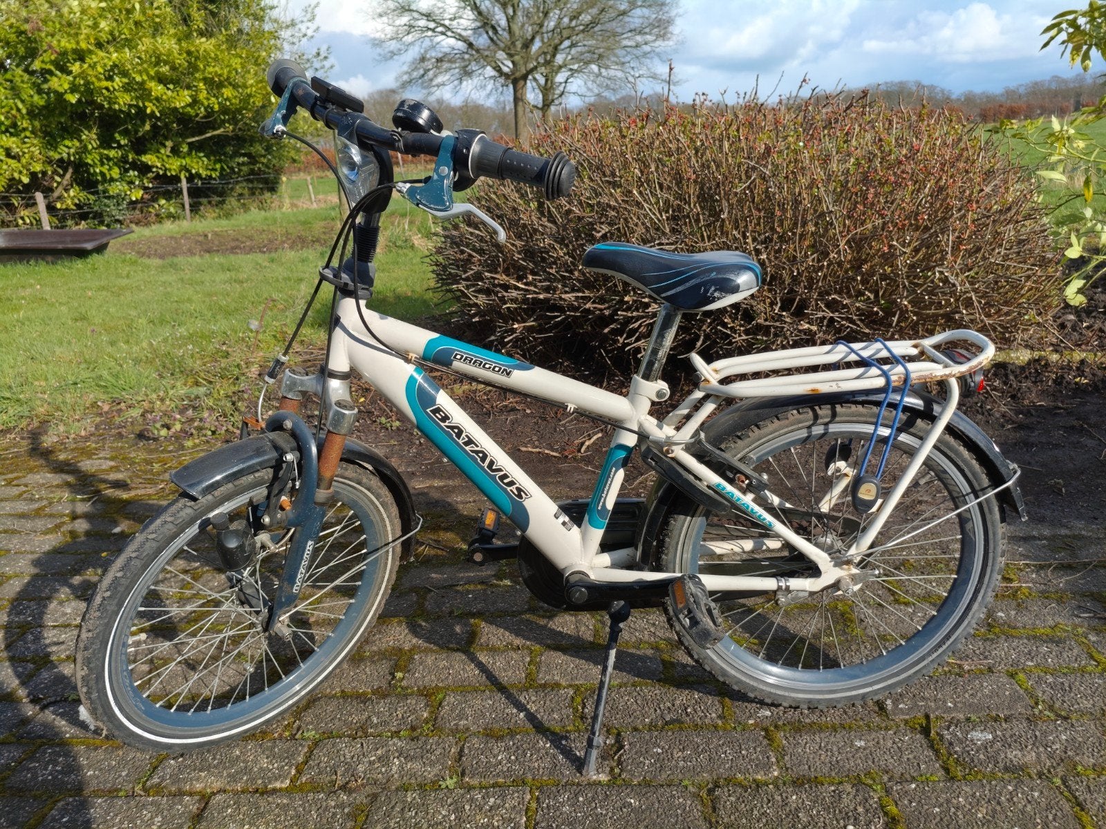 Batavus Dragon kinderfiets 20 inch, Fietsen en Brommers, Fietsen | Kinderfietsjes, Ophalen, 20 inch of meer, Gebruikt, Velgrem