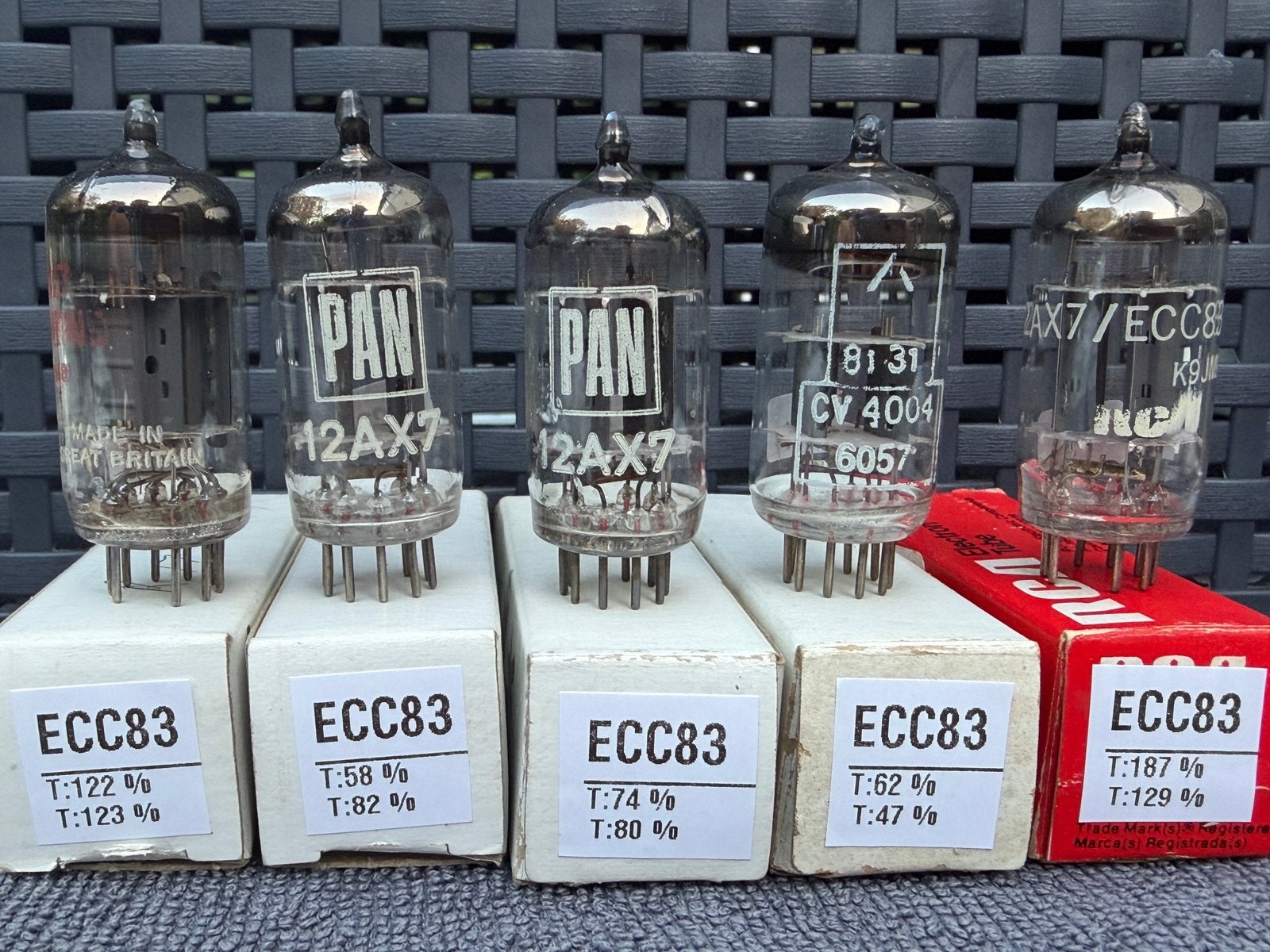 5 x diverse ecc83 buisjes, Ophalen of Verzenden