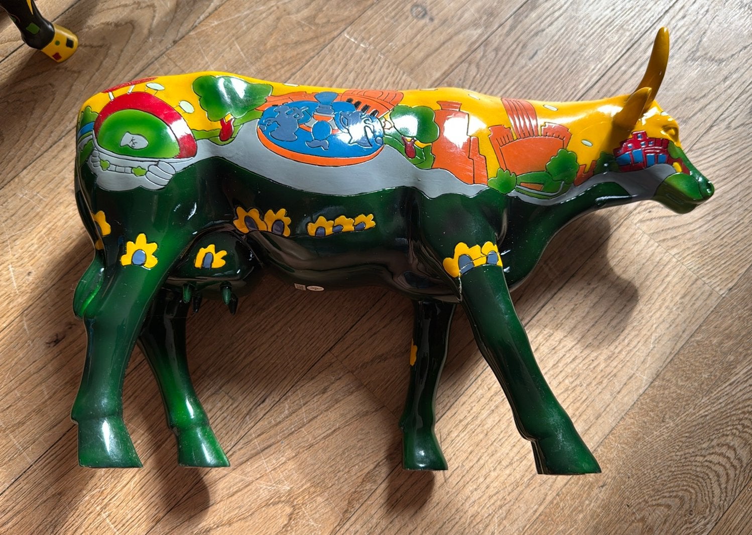 2x Originele CowParade Koeien o.a. Jazz & Brussels City Tour, Antiek en Kunst, Kunst | Designobjecten, Ophalen of Verzenden