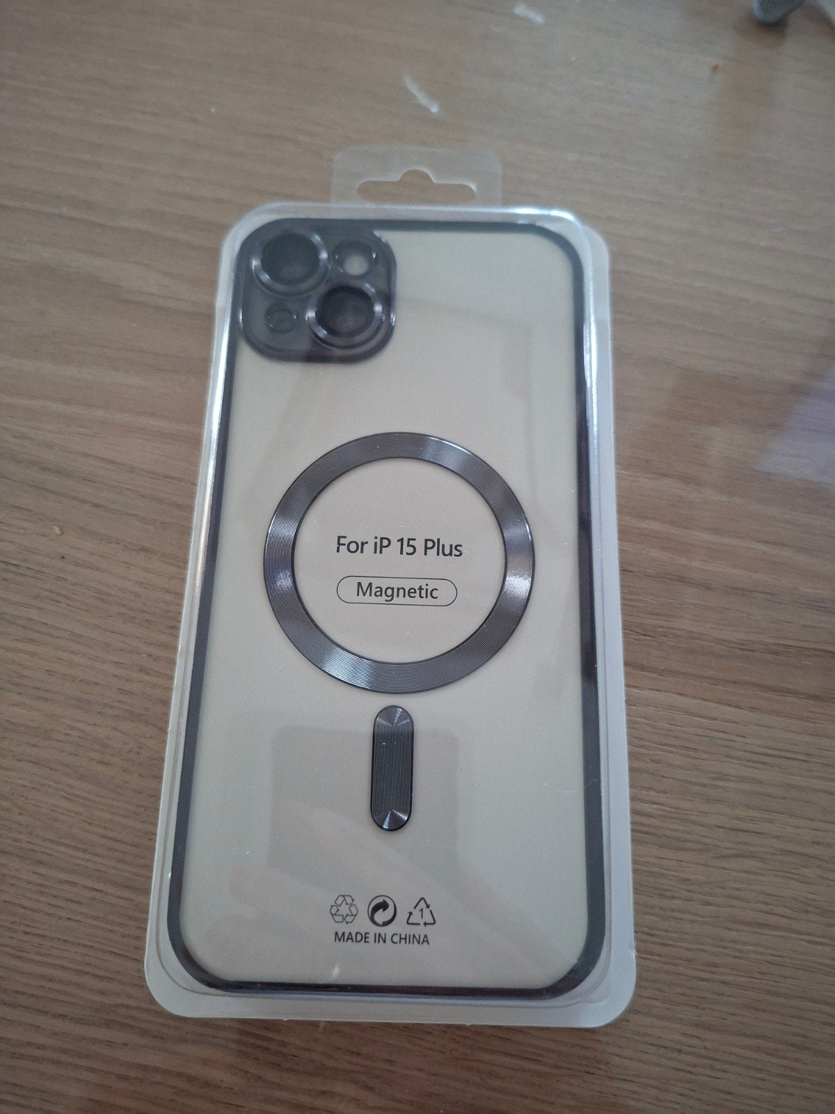 Transparant iPhone 15 Plus Hoesje met MagSafe, Telecommunicatie, Kunststof, Overige merken, Nieuw, Hoesje of Tasje