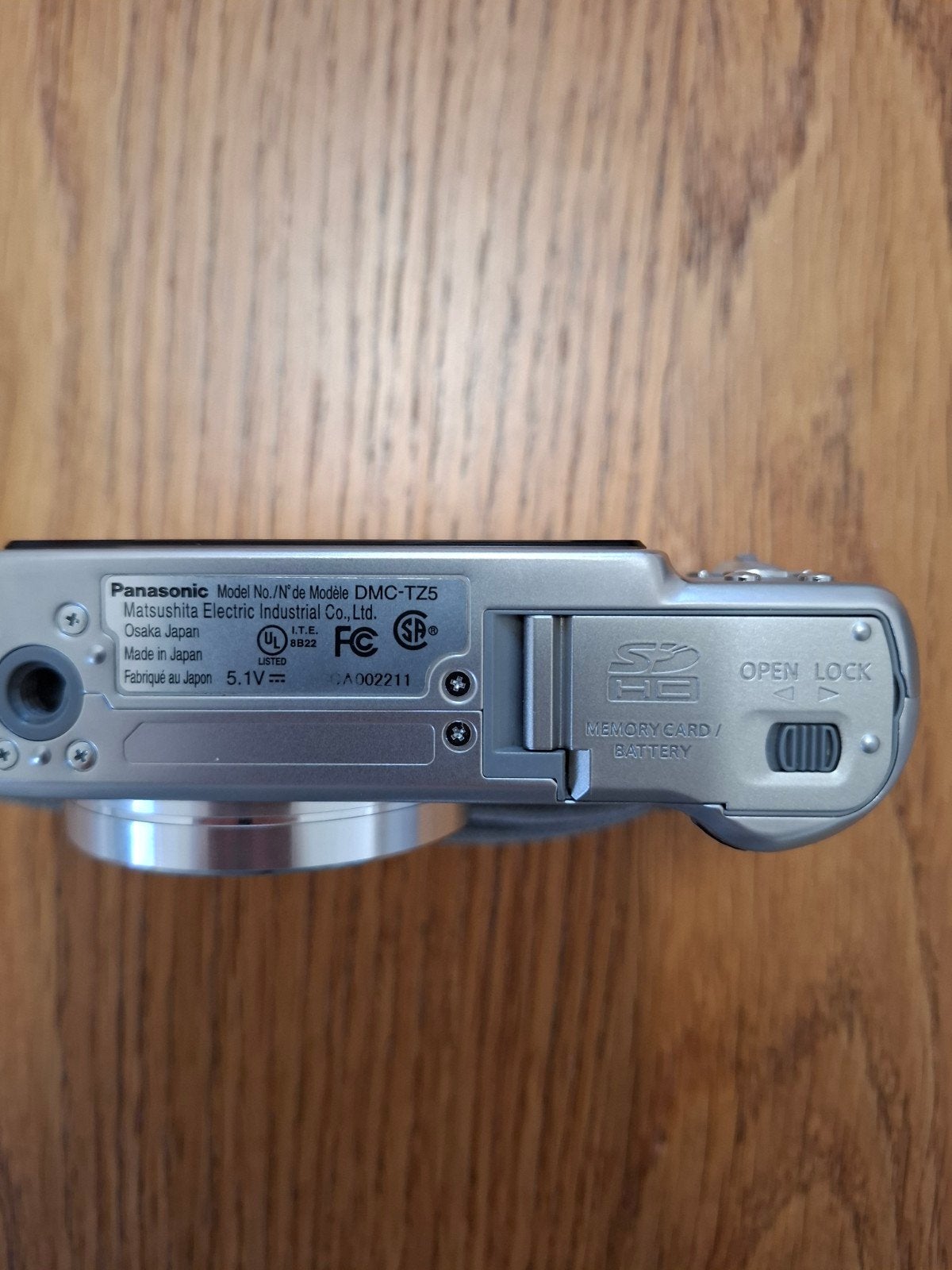 Panasonic Lumix TZ5, Gebruikt, Panasonic, Ophalen of Verzenden, Accu