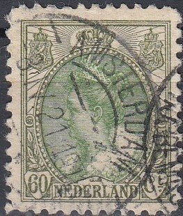 Nederland 1.37.7- 1899- 4 x Wilhelmina Bontkraag- NVPH-76- G, Verzenden, T/m 1940, Gestempeld