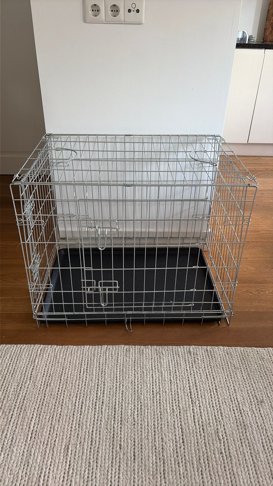 Opklapbare bench, Dieren en Toebehoren, Ophalen, Minder dan 65 cm, Hondenhok, Zo goed als nieuw