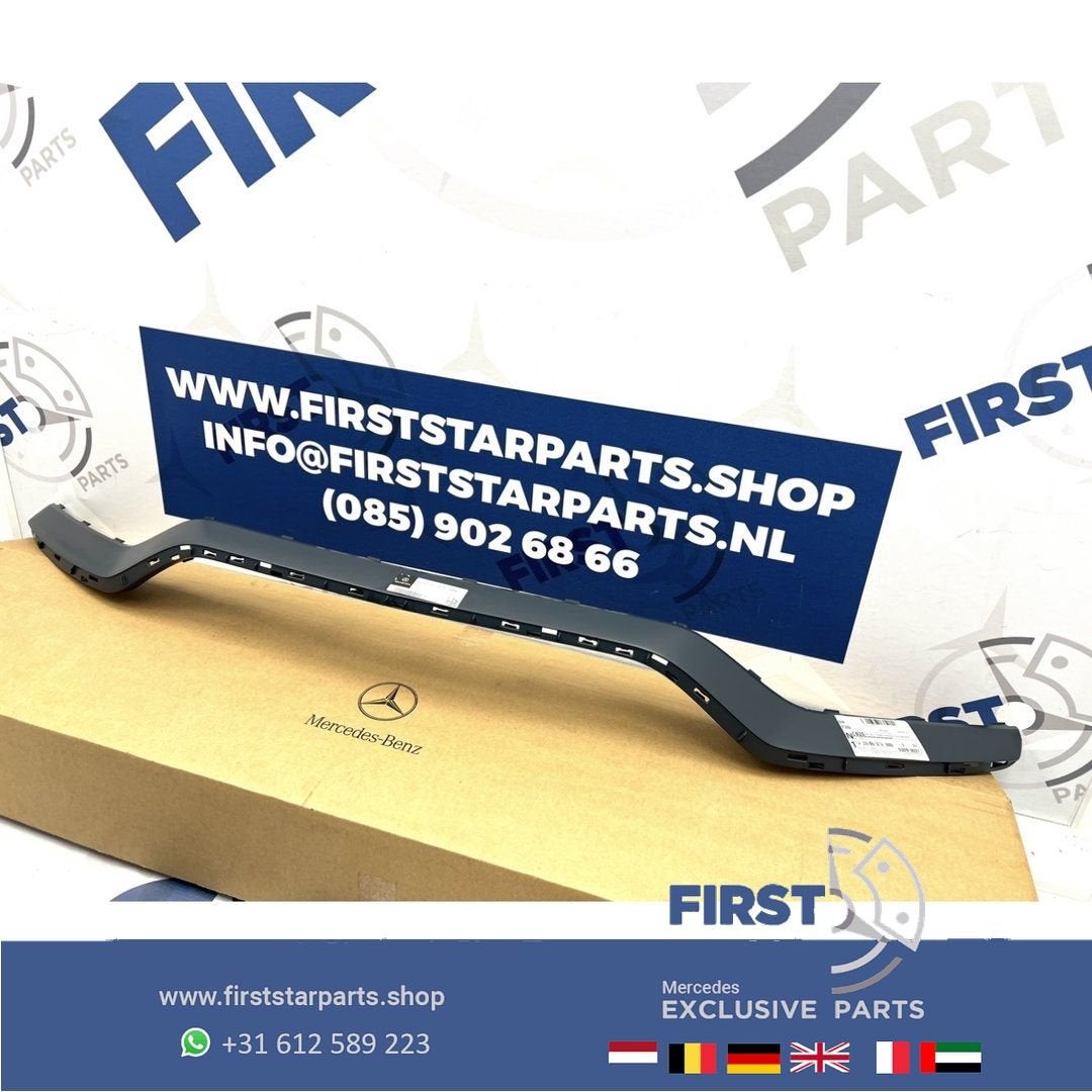 A2058851674 C63s AMG BUMPER SPOILER LIP C63 VOORBUMPER FRONT, Gebruikt, Carrosserie en Plaatwerk, -, Ophalen of Verzenden
