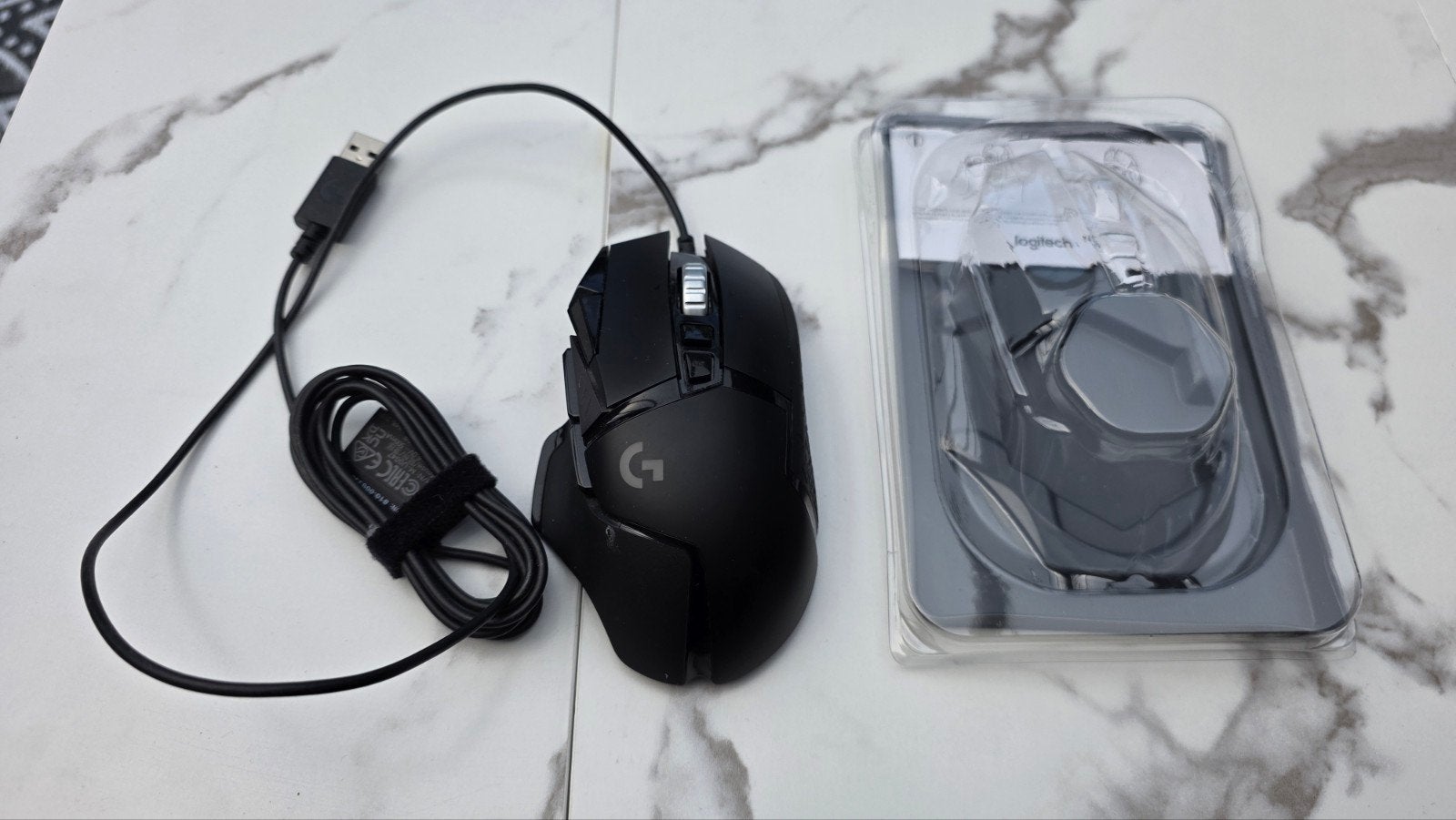 Logitech G502 HERO Bedrade Gaming Muis - Zo goed als nieuw, Computers en Software, Muizen, Rechtshandig, Muis, Ophalen of Verzenden