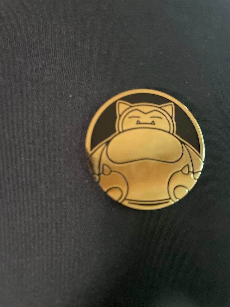 Pokémon Snorlax Gouden Munt, Verzenden, Zo goed als nieuw