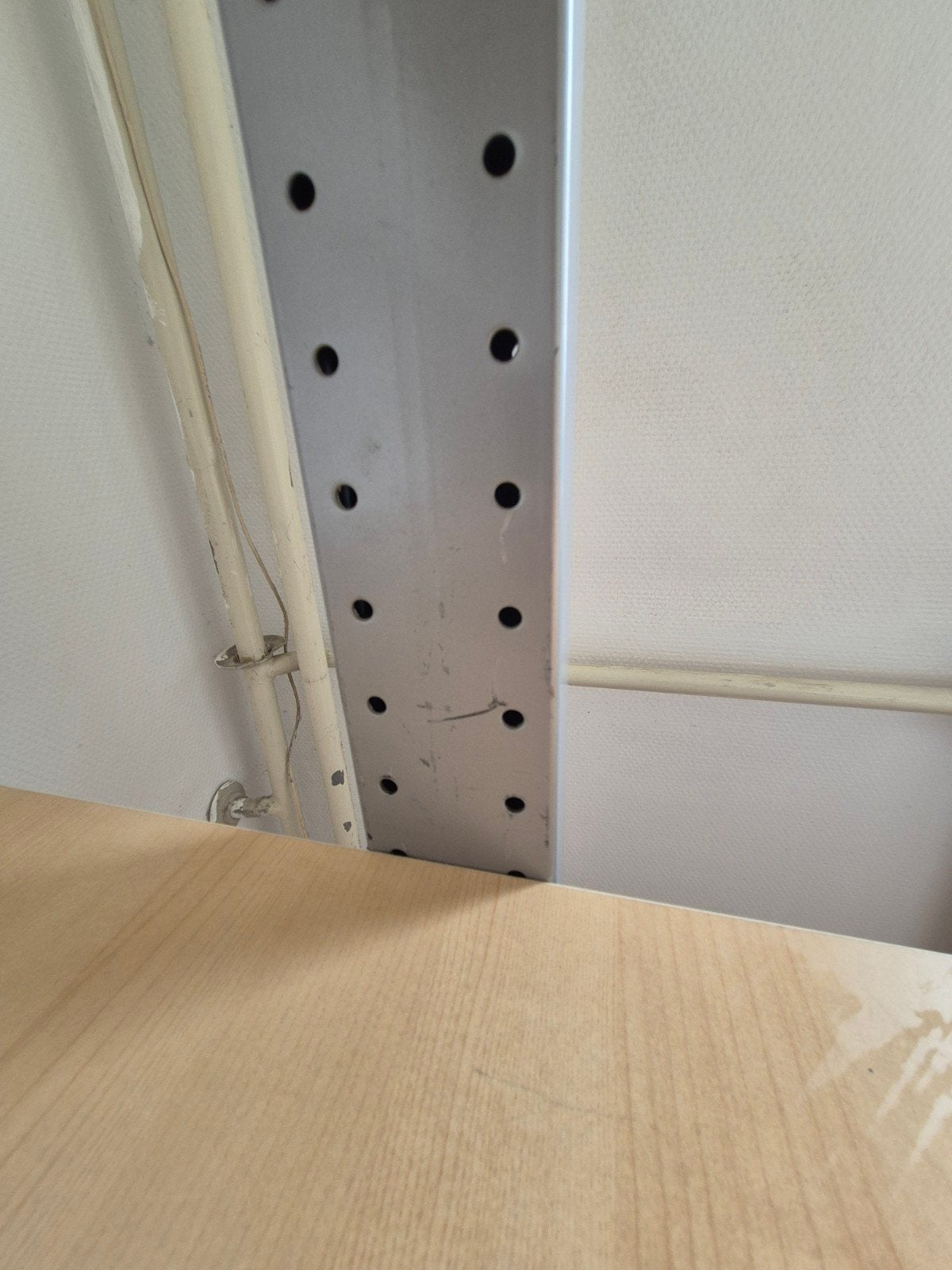 Foto 6 van IKEA Bureau met opzetstuk - 120x90 cm - Licht houtkleur