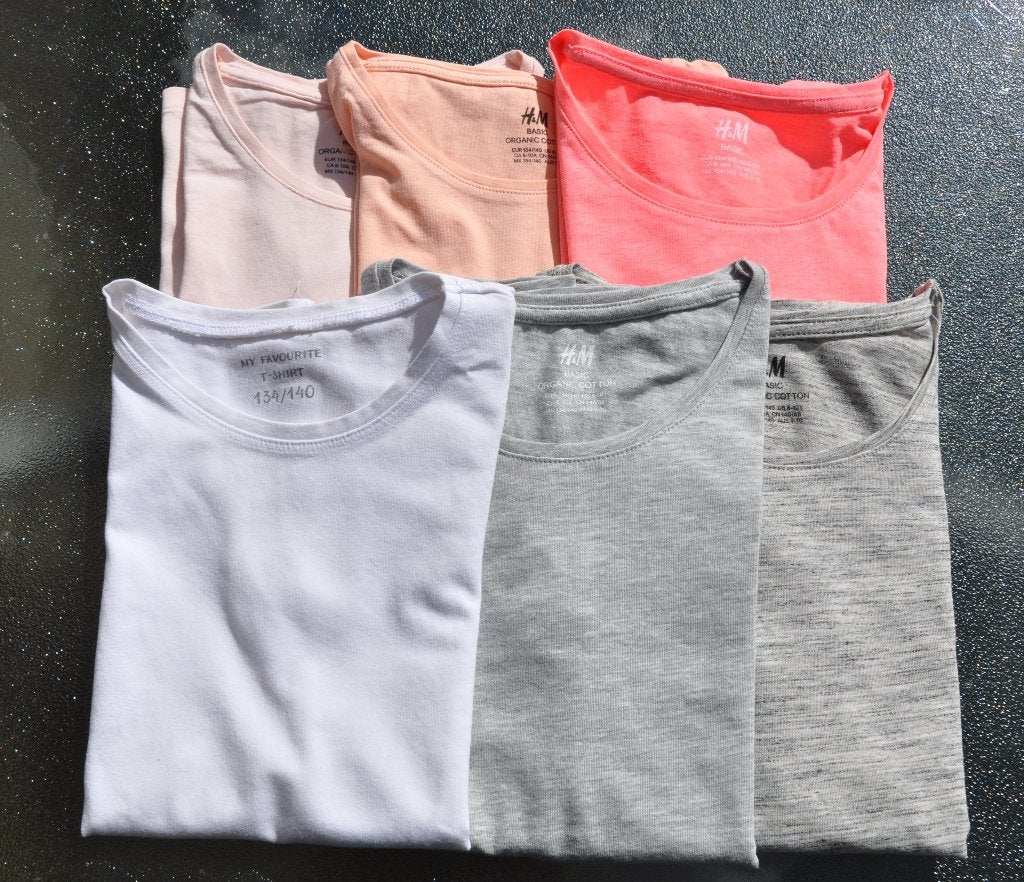 pakket basic tshirts 134/140, tops 134/140, Kinderen en Baby's, Kinderkleding | Kinder-kledingpakketten, Ophalen of Verzenden