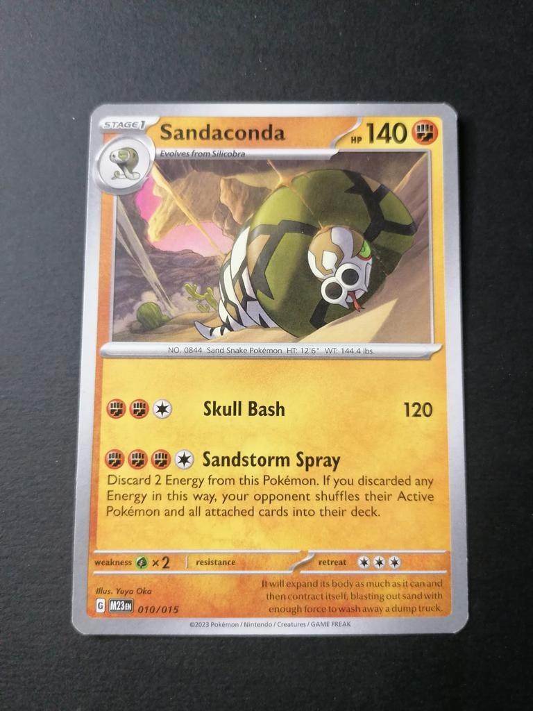 Sandaconda - McDonald's Match Battle 2023 010/015 - Pokémon, Ophalen of Verzenden, Zo goed als nieuw