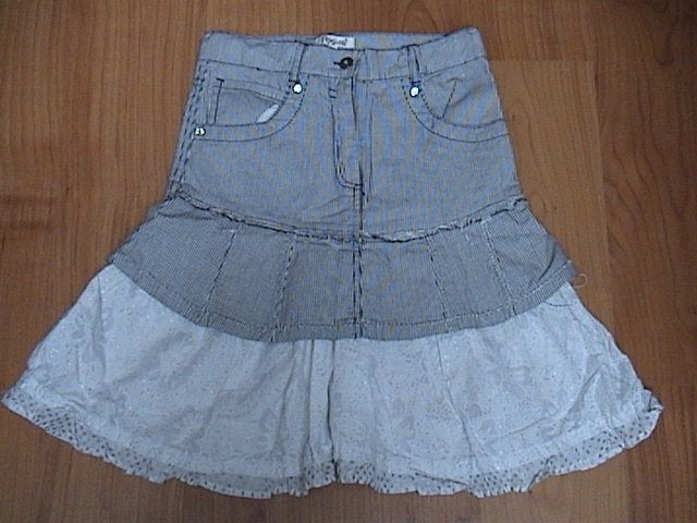 PERSIVAL leuke wit / blauw gestreepte rok met witte strook, Ophalen of Verzenden, Zo goed als nieuw, Meisje, Jurk of Rok