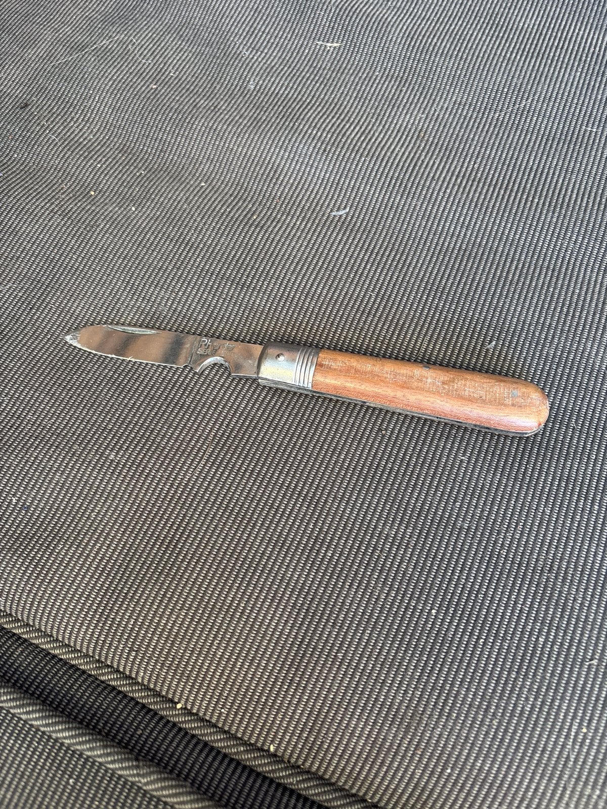 Antiek R. Herder Serie 500 zakmes met houten handvat, Ophalen of Verzenden