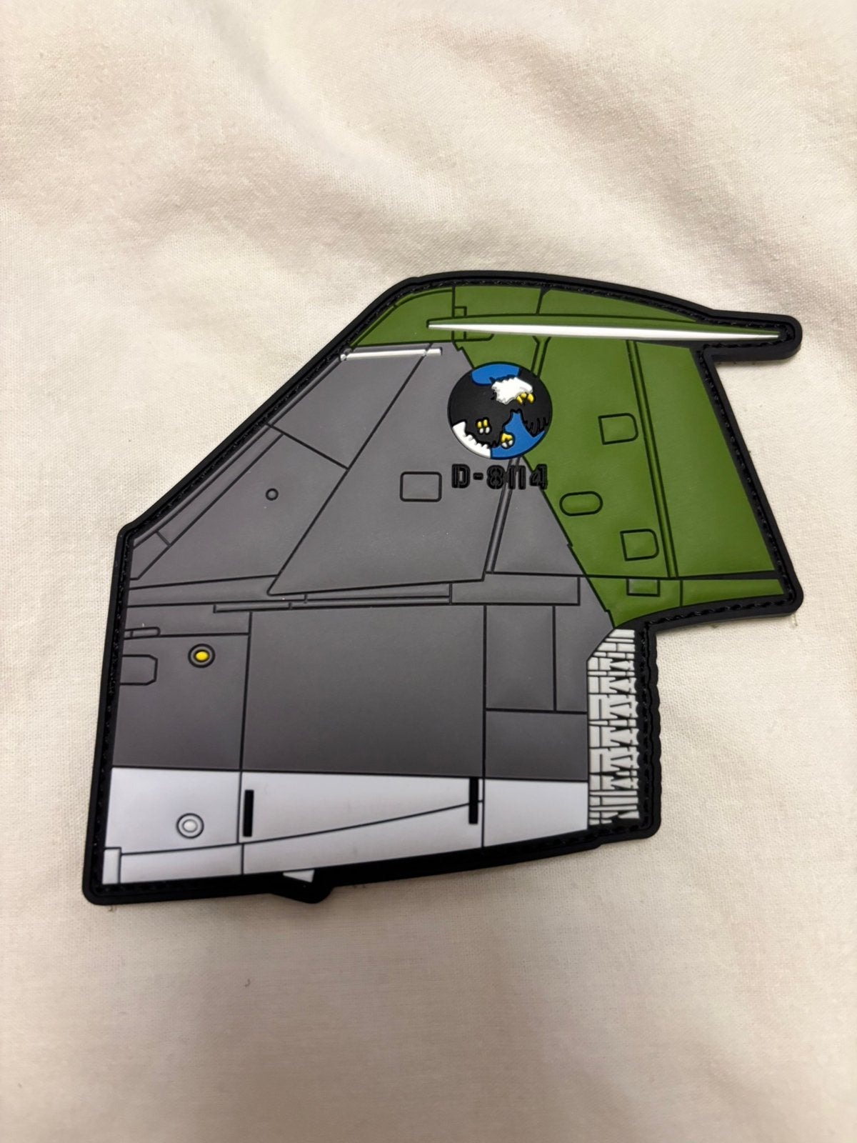 Pvc embleem 311 SQN F-104 starfighter, Verzenden, Luchtmacht, Nederland, Embleem of Badge