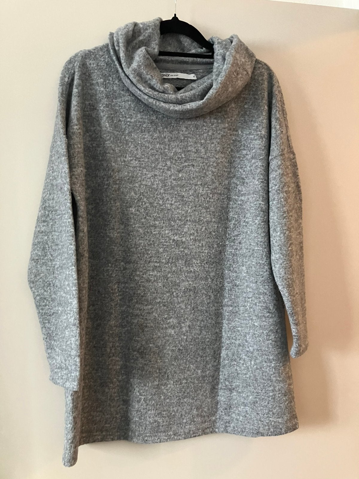 Nieuw/grijze fleece trui met col/Only-M, Ophalen of Verzenden, Nieuw, Maat 38/40 (M), Grijs