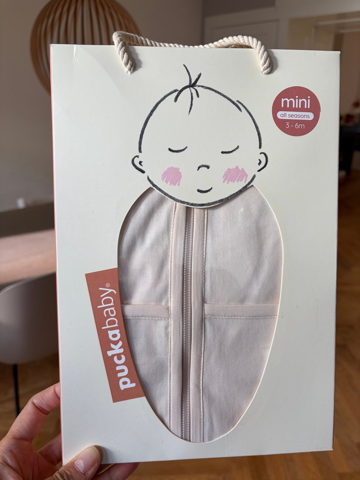 Puckababy Mini Cotton Pure Slaapzak 3-6 mnd NIEUW GESEALED, Kinderen en Baby's, Inclusief buikband, Puckababy, Nieuw, Ophalen of Verzenden