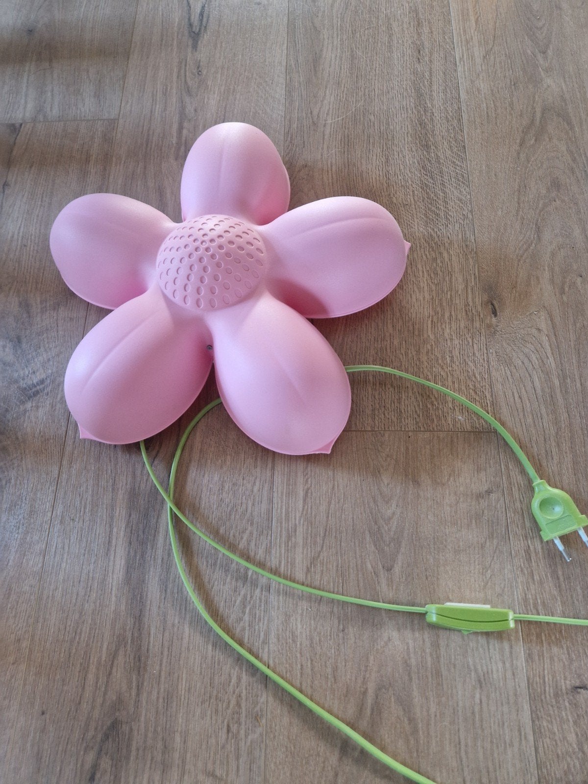 roze bloemen wandlamp kinderkamer, Ophalen, Zo goed als nieuw