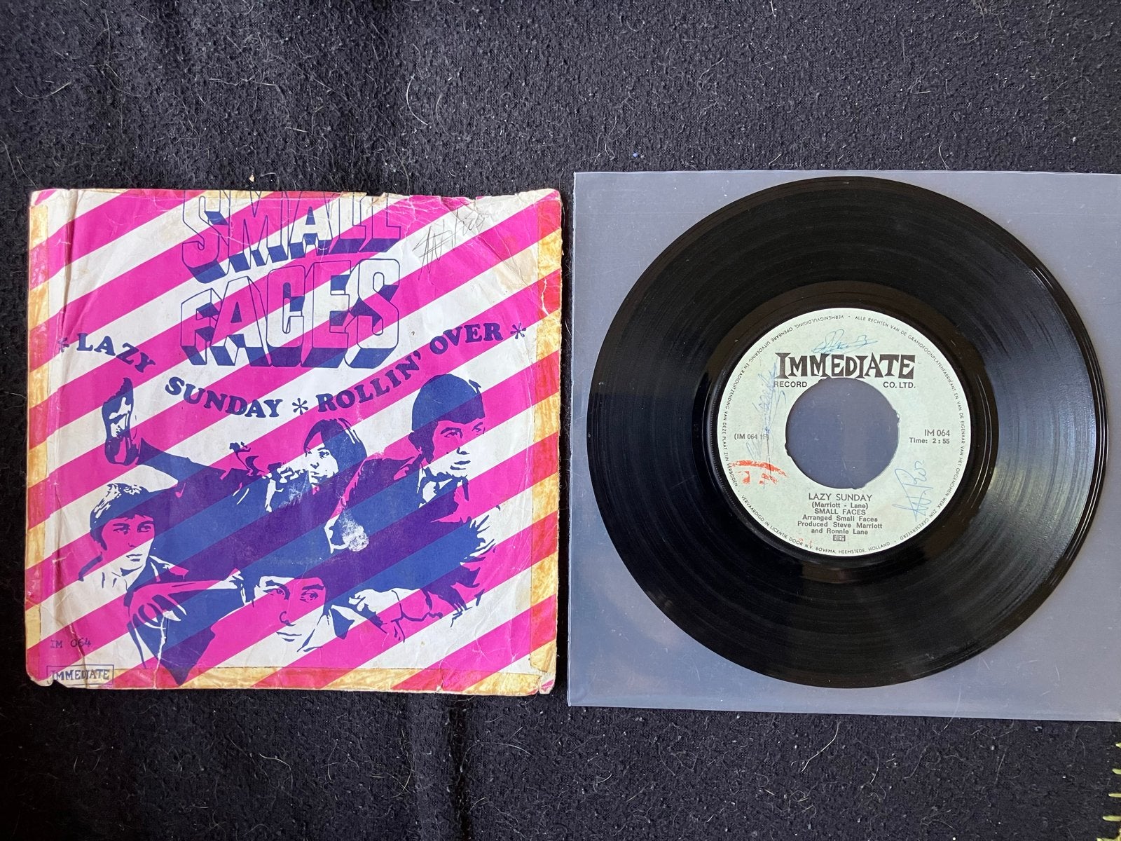 Small Faces - Lazy Sunday / Rollin' Over 7 inch vinyl, Cd's en Dvd's, Gebruikt, Originele persing, 7 inch, Ophalen of Verzenden