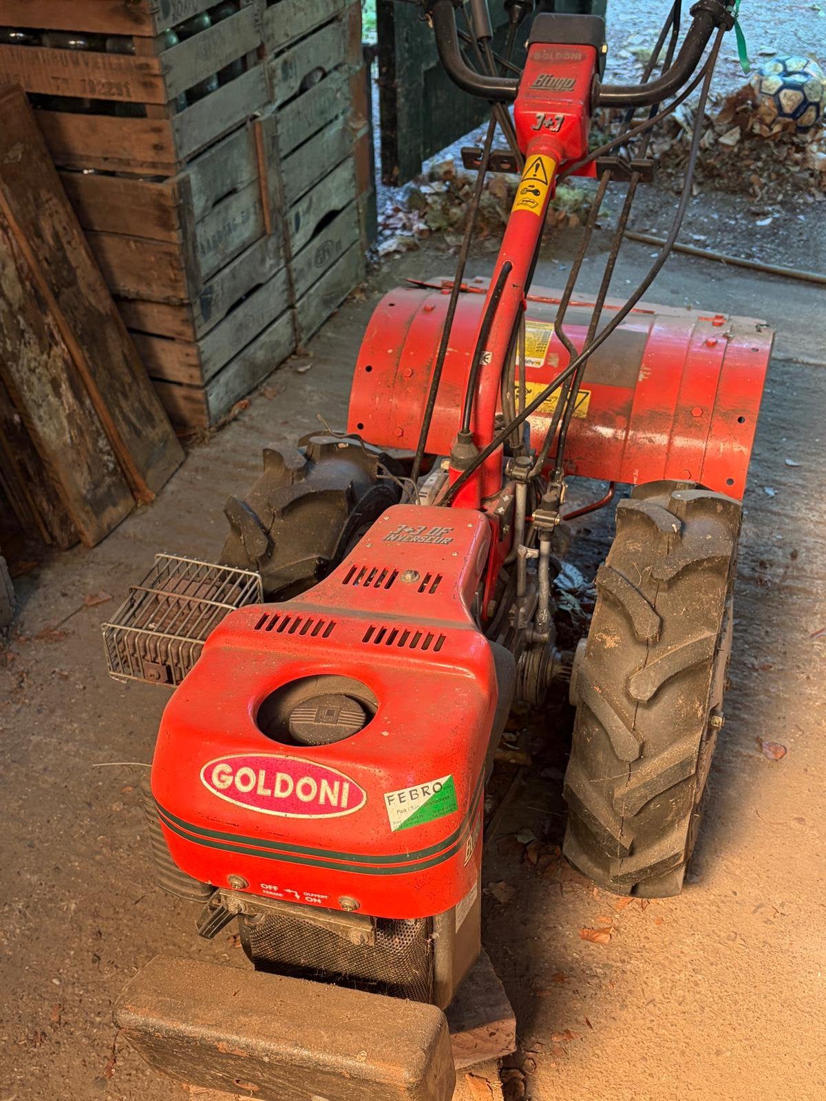 FREESMACHINE GOLDONI, Ophalen, Gebruikt