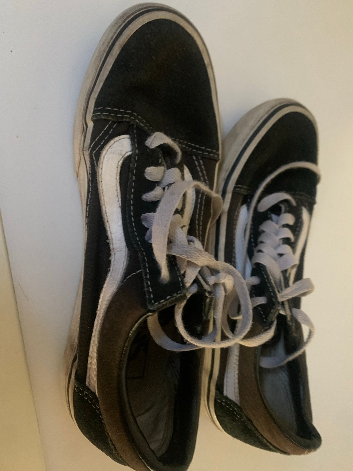 Vans Old Skool sneakers - Zwart/Wit - Maat 36, Kleding | Dames, Ophalen of Verzenden, Gedragen, Zwart, Sneakers of Gympen