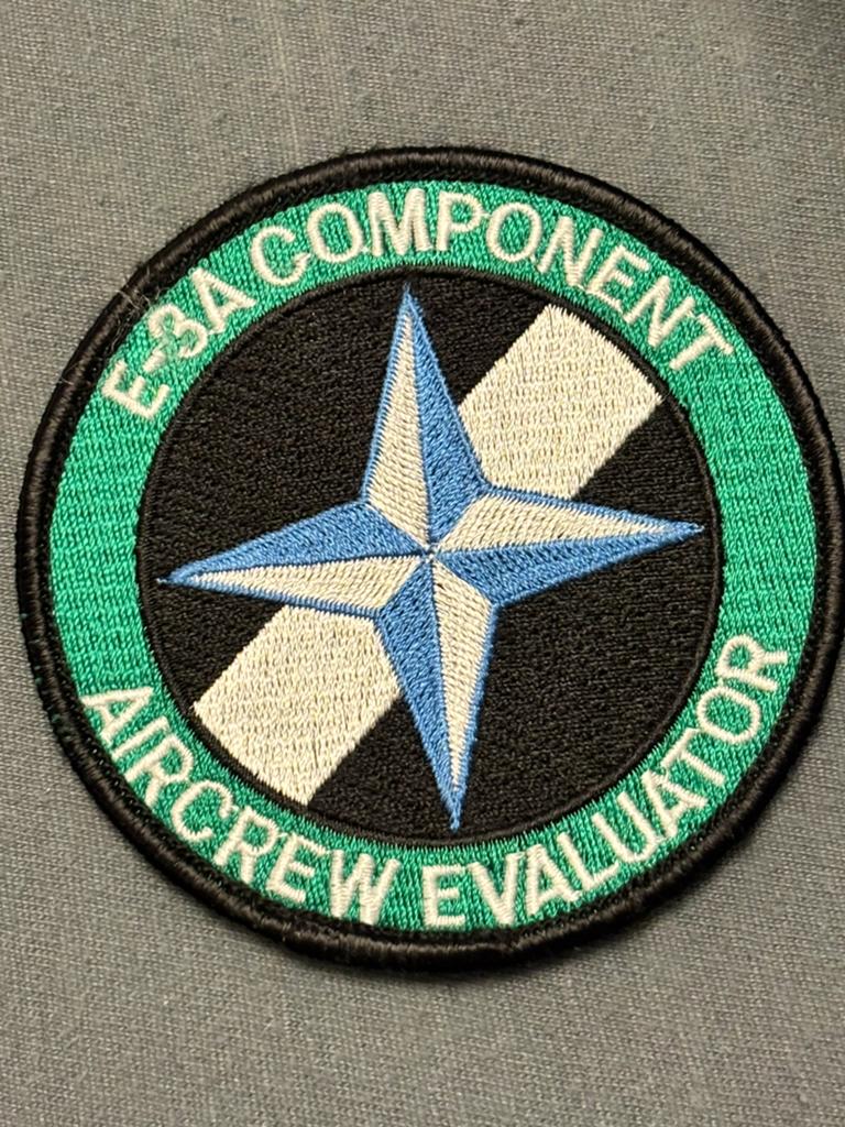 Embleem nato AWACS aircrew evaluator, Verzenden, Luchtmacht, Nederland, Embleem of Badge