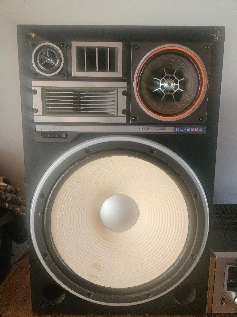 Vintage Kenwood Kabuki KL-999Z luidsprekers, Audio, Tv en Foto, Luidsprekers, Vloerstaande luidspreker, Gebruikt, Ophalen, 150 watt of meer