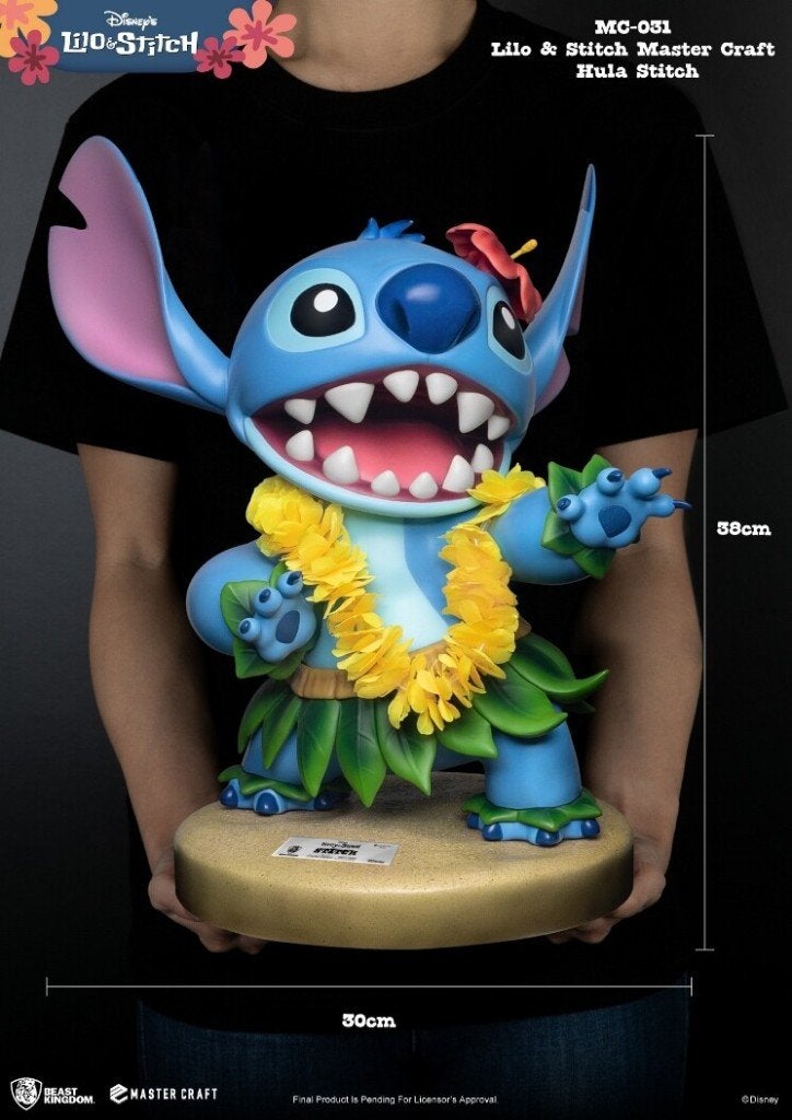 Beast Kingdom Disney Master Craft Statue Hula Stitch MC-031, Verzamelen, West Campus 1 76863 Herxheim (DE), Beeldje of Figuurtje