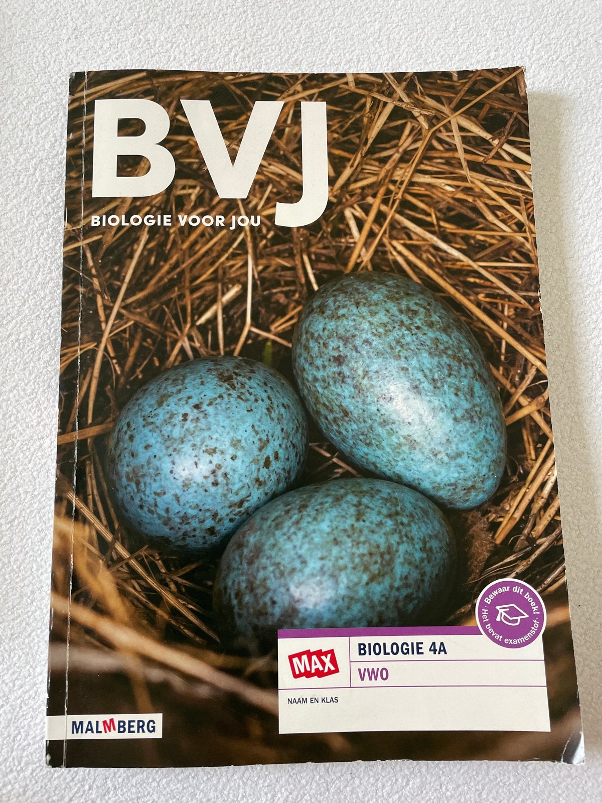 BVJ Biologie voor jou 4A VWO - Malmberg, Ophalen of Verzenden, Gelezen, VWO, Biologie