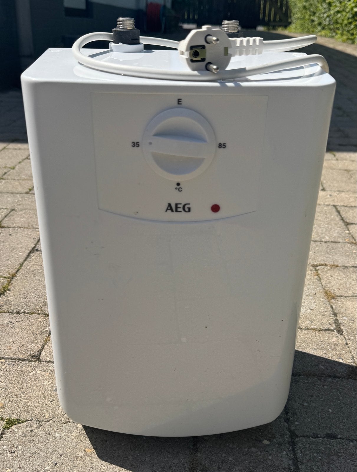 AEG Close-in boiler, slechts 3 weken gebruikt, Ophalen, Aardgas, Boiler, Minder dan 20 liter
