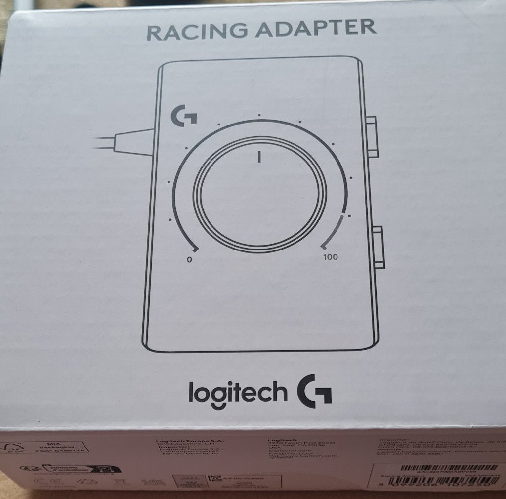 logitech g racing adapter, Spelcomputers en Games, Spelcomputers | Overige Accessoires, Ophalen, Zo goed als nieuw
