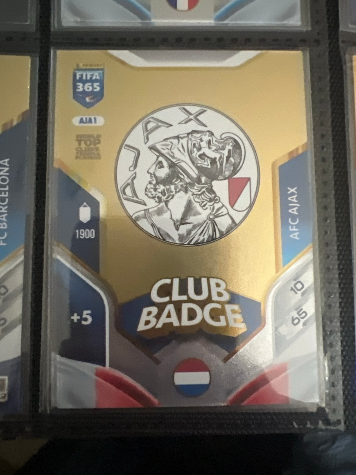 FIFA 365 Club Badge AFC Ajax Kaart, Ophalen of Verzenden, Zo goed als nieuw, Ajax, Spelerskaart