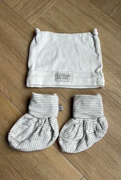 Baby mutsje en slofjes, Ophalen of Verzenden, Zo goed als nieuw, Jongetje of Meisje