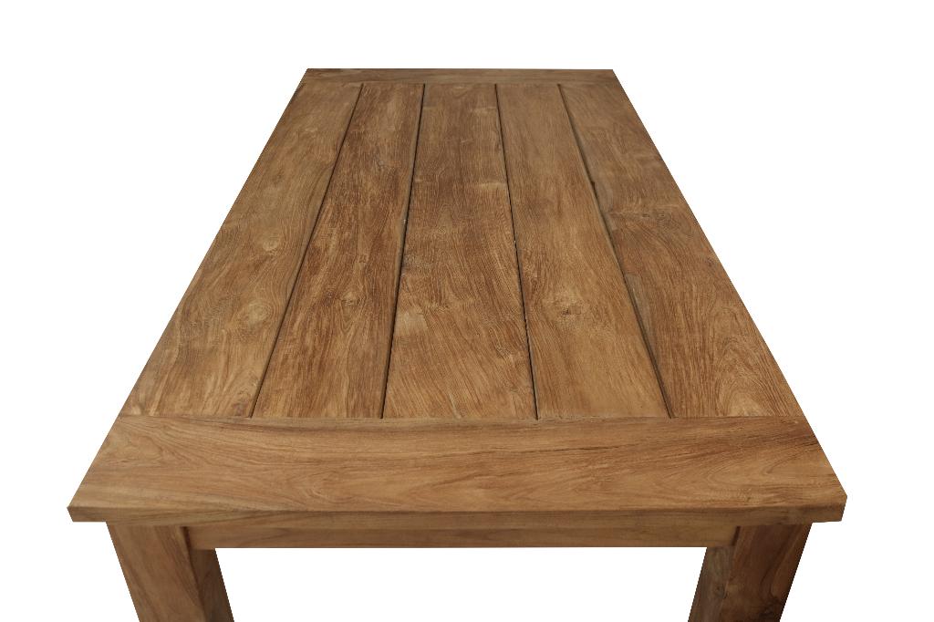 Teak tuintafel geborsteld 300 cm, Tuin en Terras, Tuintafels, Ophalen of Verzenden, Nieuw, Rechthoekig, Teakhout